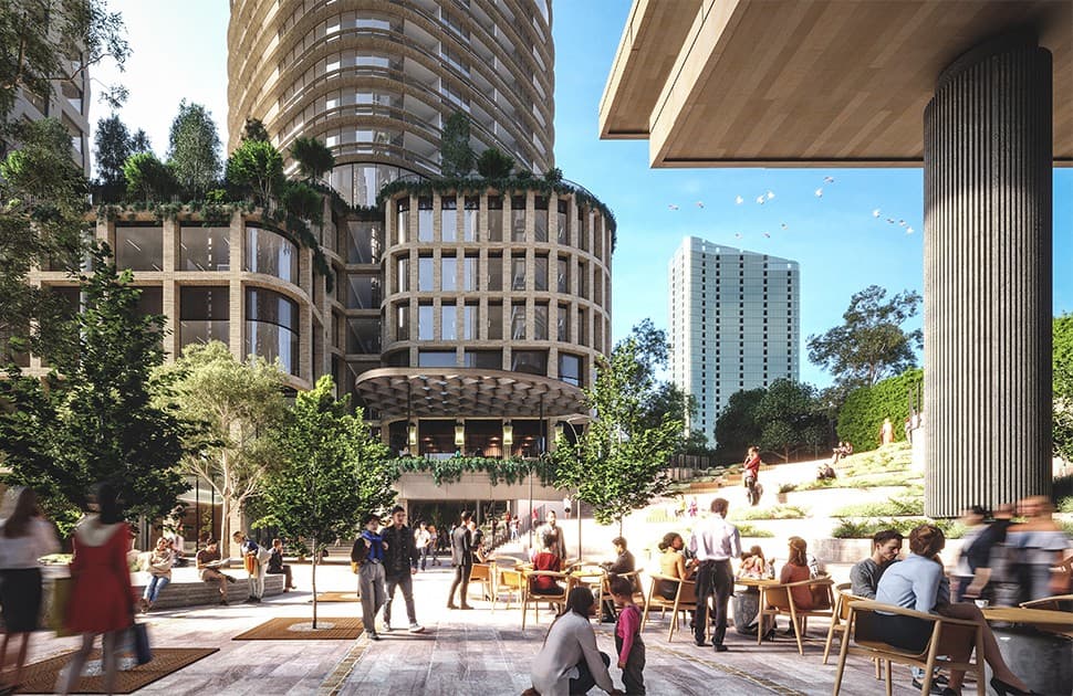 Box Hill Central, VIC - Development - office artist's impression.